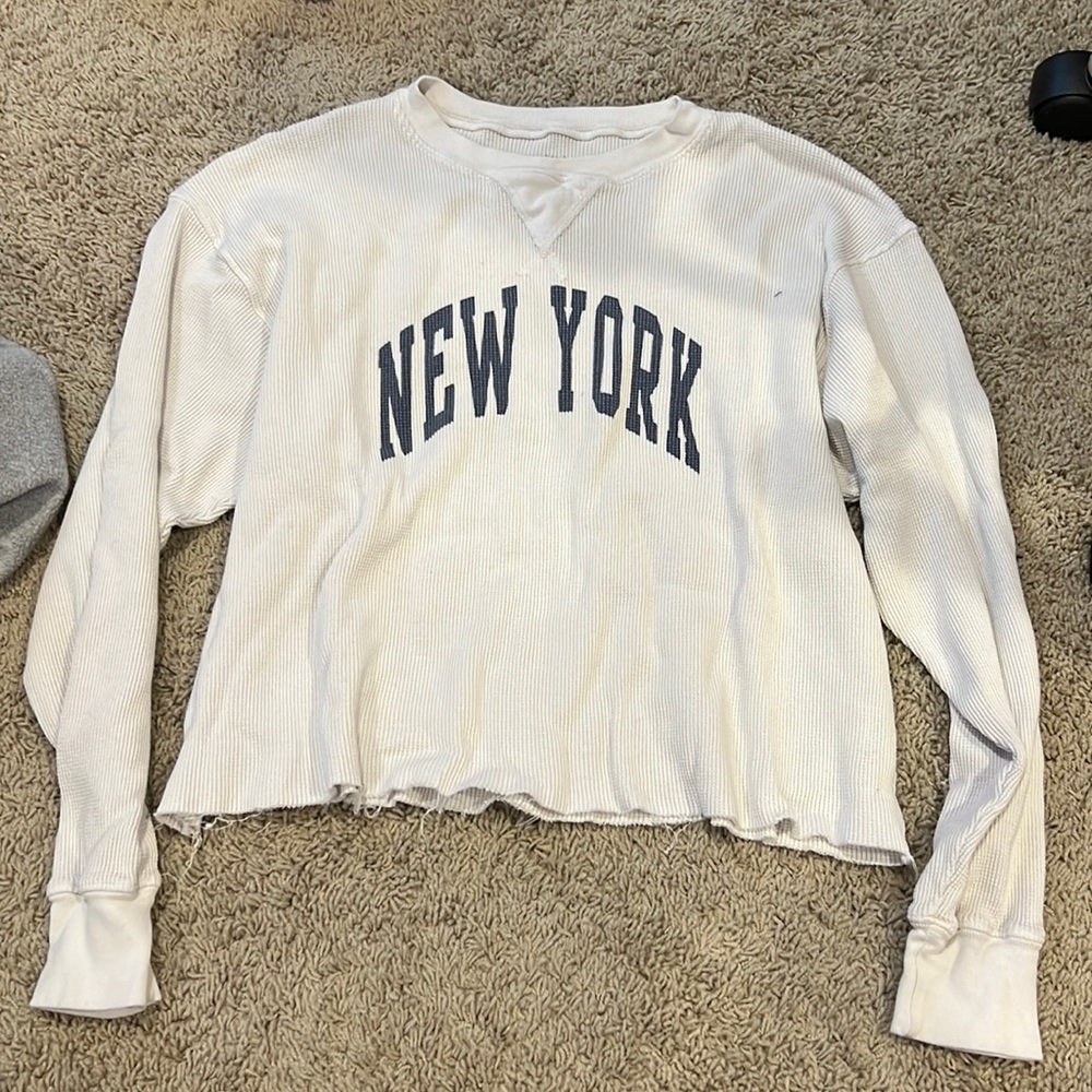 Soft Waffle Long Sleeve Top: Size Small (Juniors)